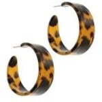 Golden Stella Tortoise Hoop Post