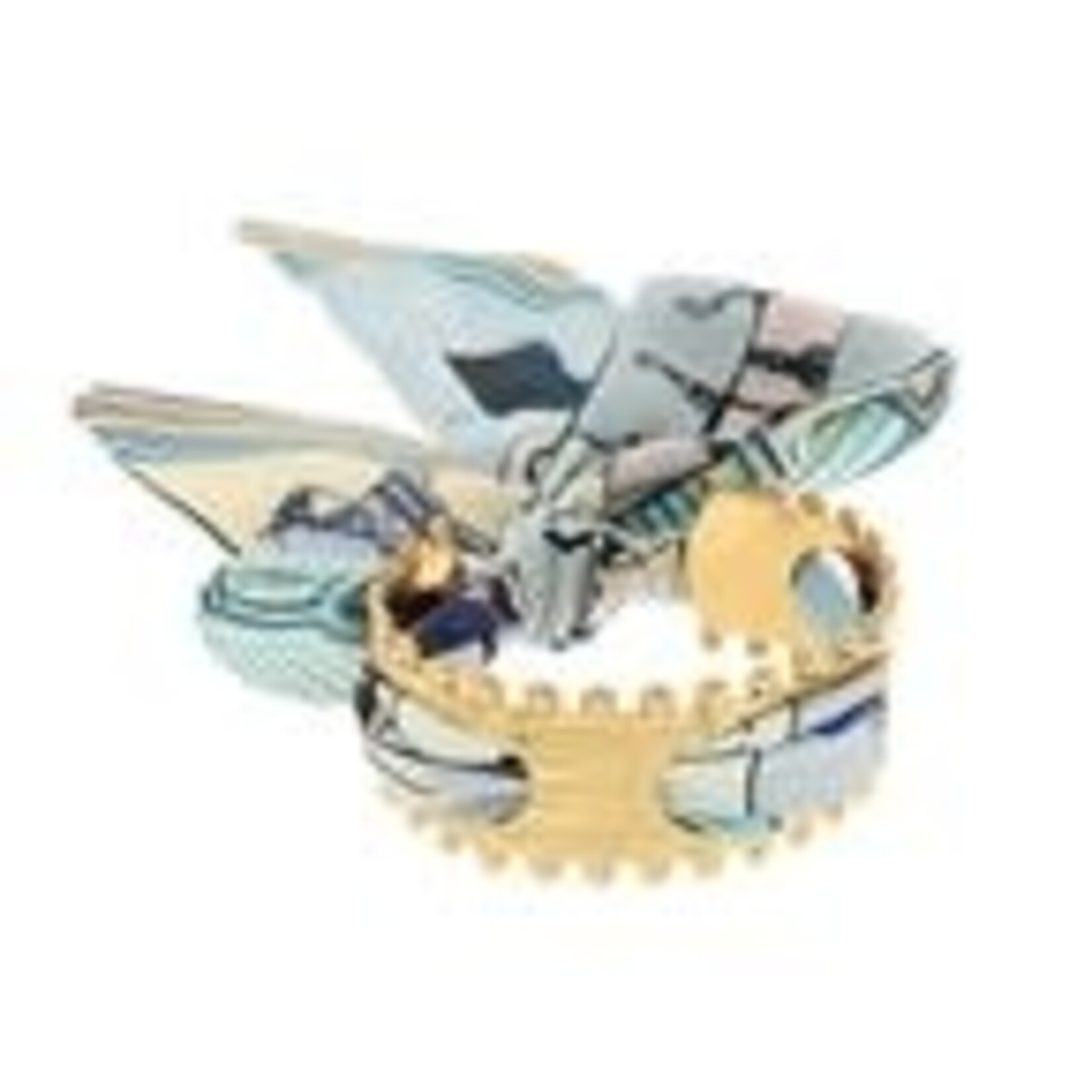Golden Stella Blue/Multi/Gold Scarf Bracelet