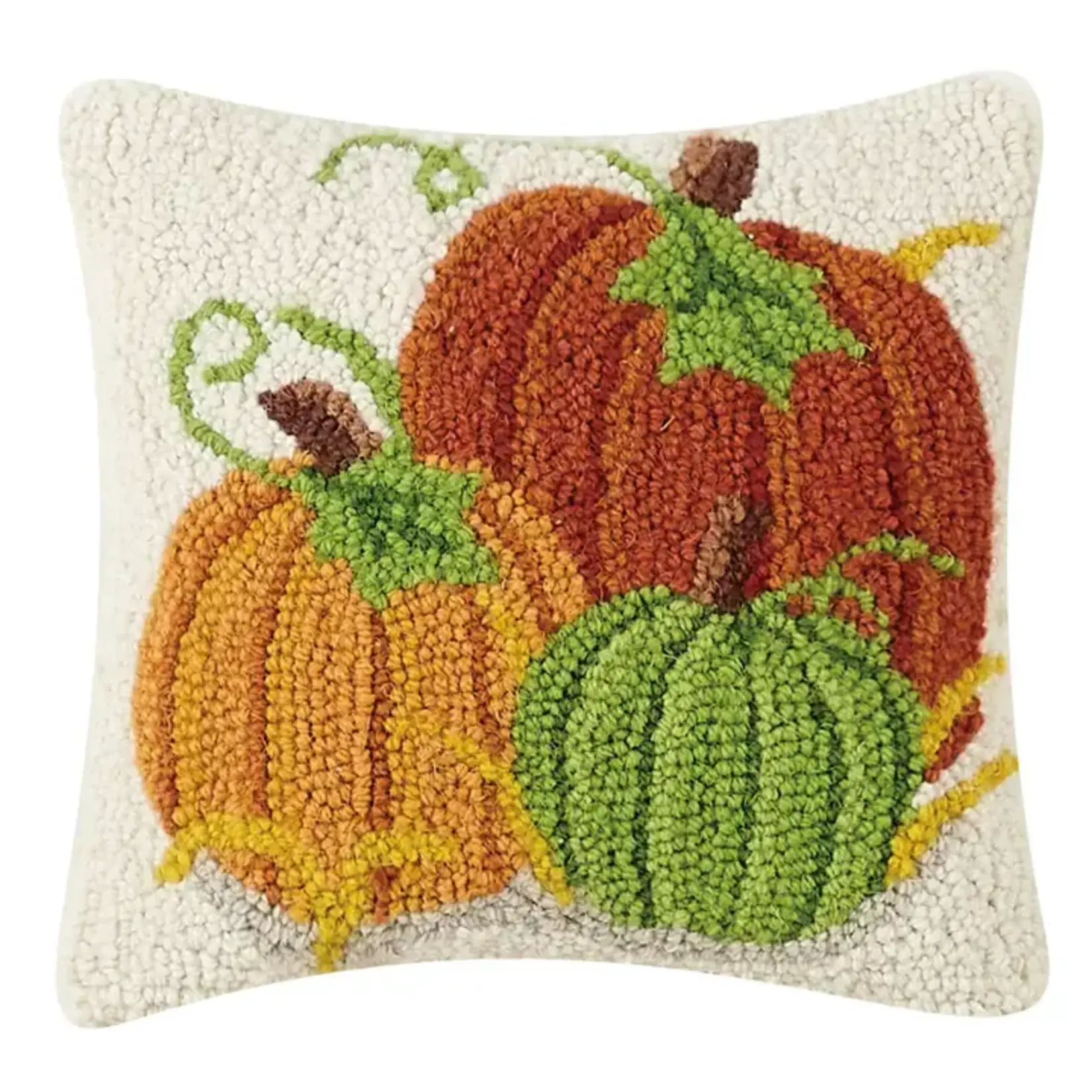Peking Handicraft Pumpkin Patch Hook Pillow