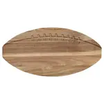 Boston International Import 12" Football Acacia Wood Serving Board