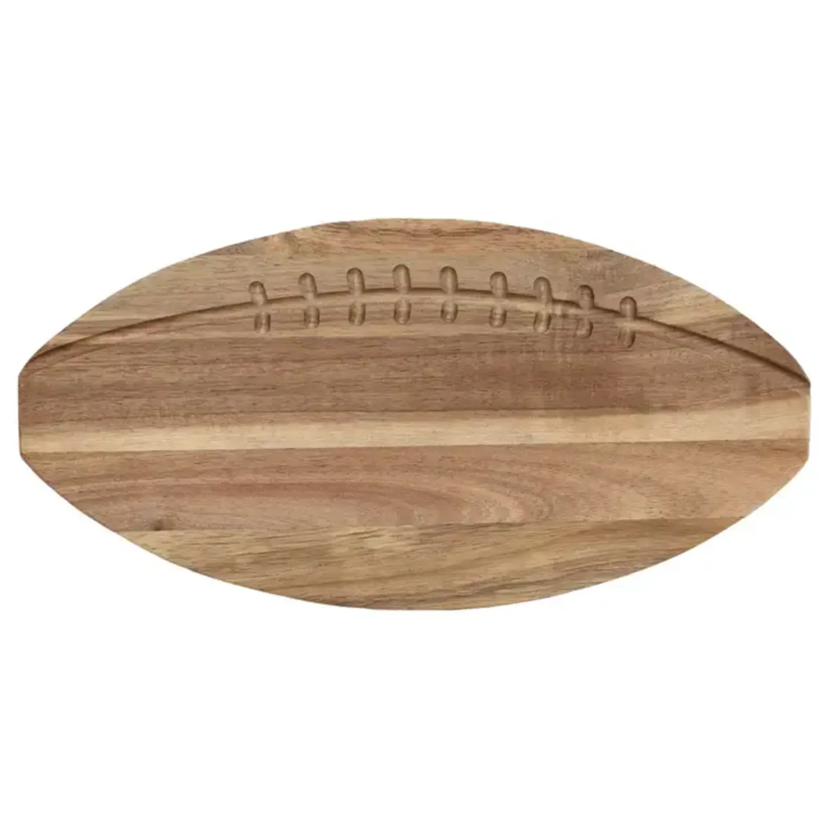 Boston International Import 12" Football Acacia Wood Serving Board