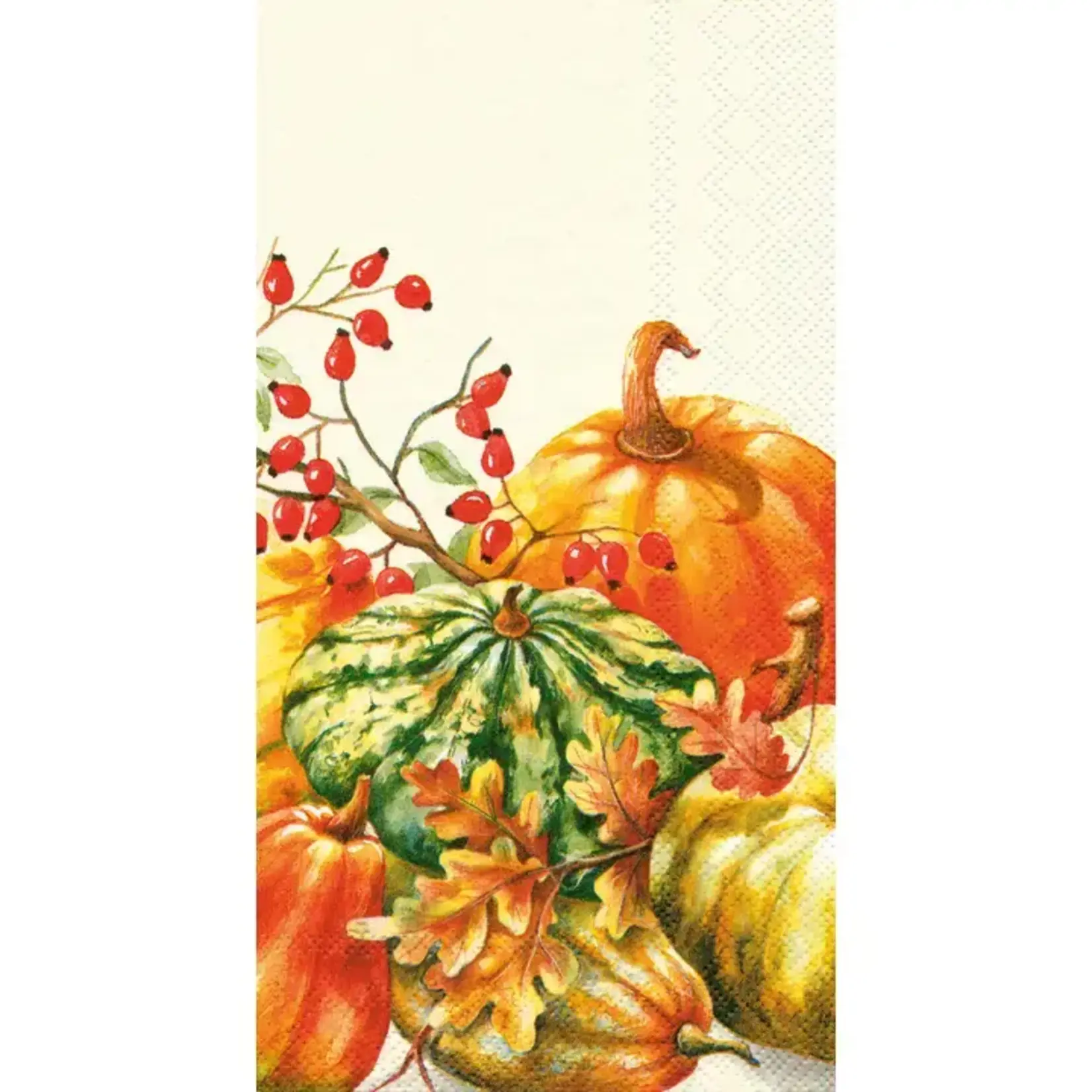 Boston International Import Calabaza Paper Cream Fall Napkin
