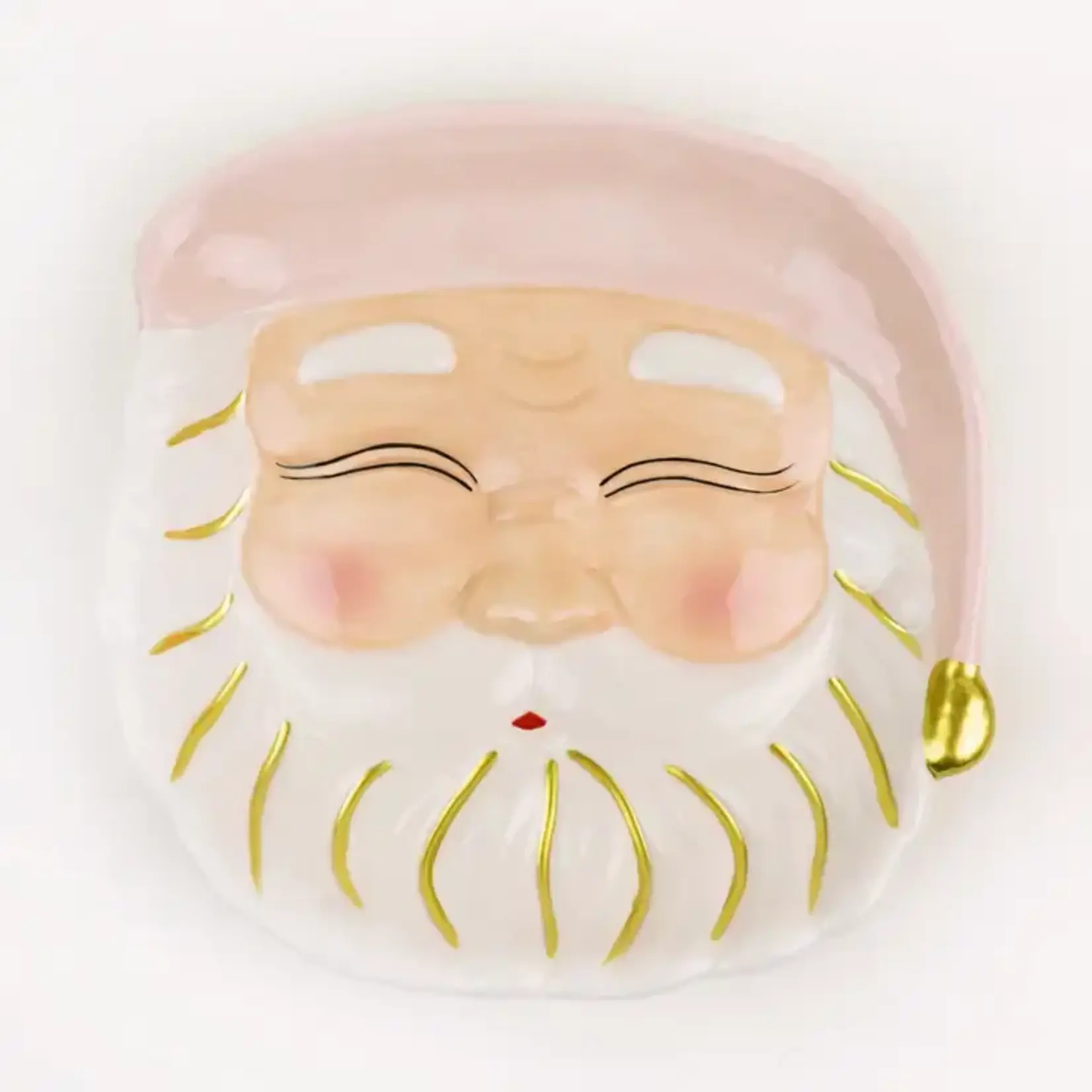 8 Oak Lane Santa Dessert Plate