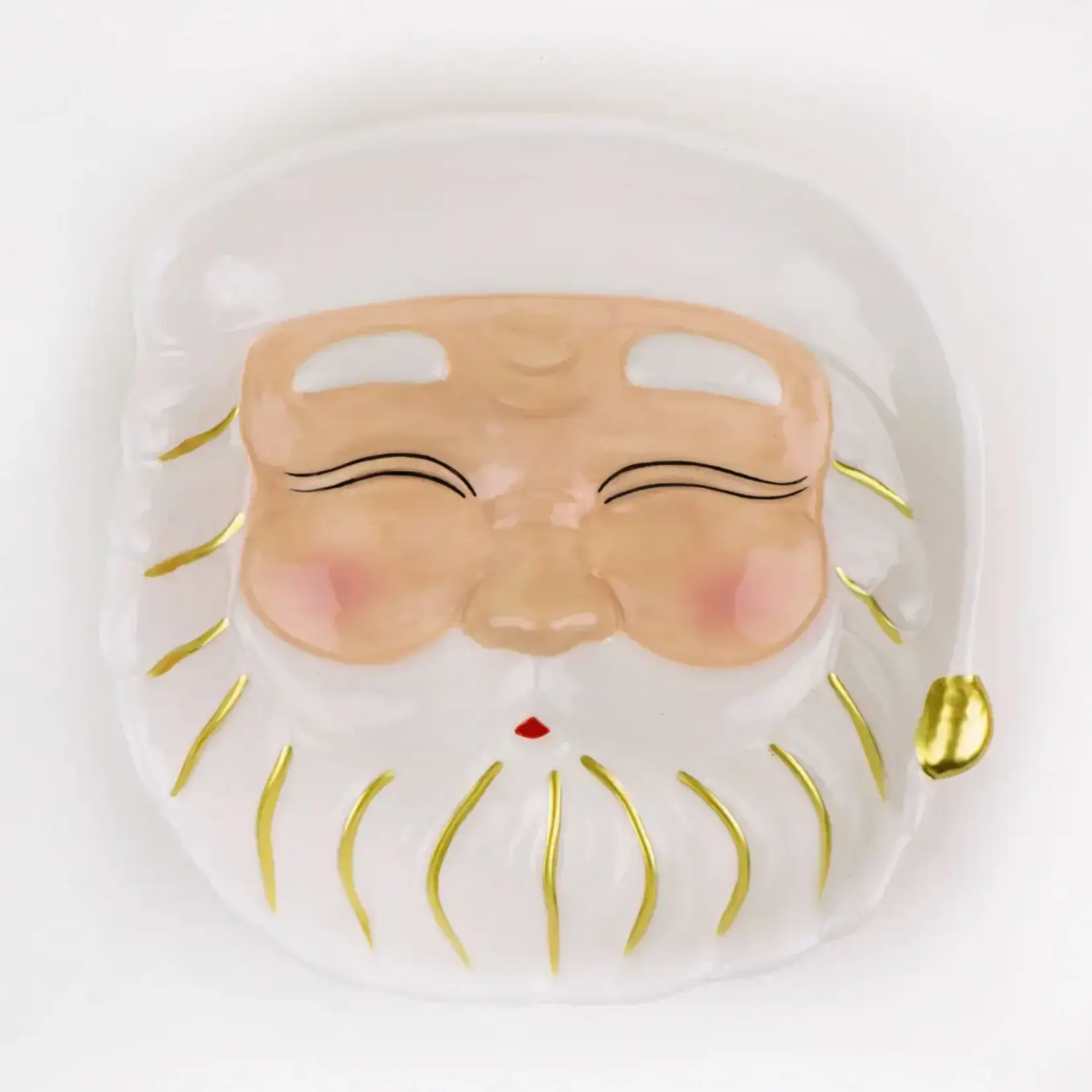 8 Oak Lane Santa Dessert Plate