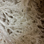 K&K Interiors 60 Inch Silver Glittered White Ice Garland