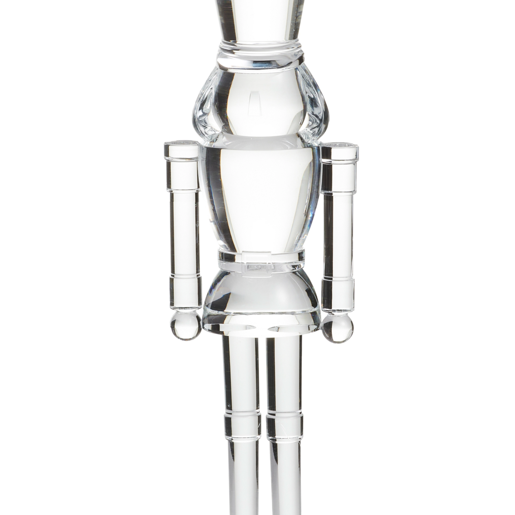 Raz Imports Clear Nutcracker