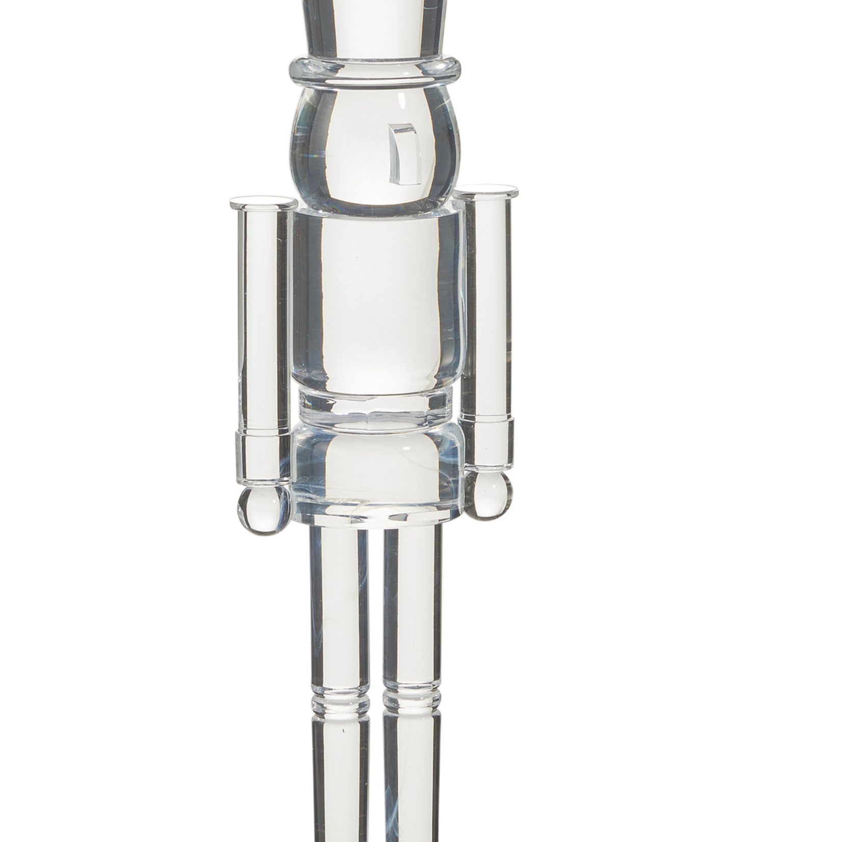 Raz Imports Clear Nutcracker