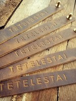 Revelation Culture Tetelestai Large Leather Cuff