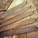 Revelation Culture Tetelestai Medium Leather Cuff