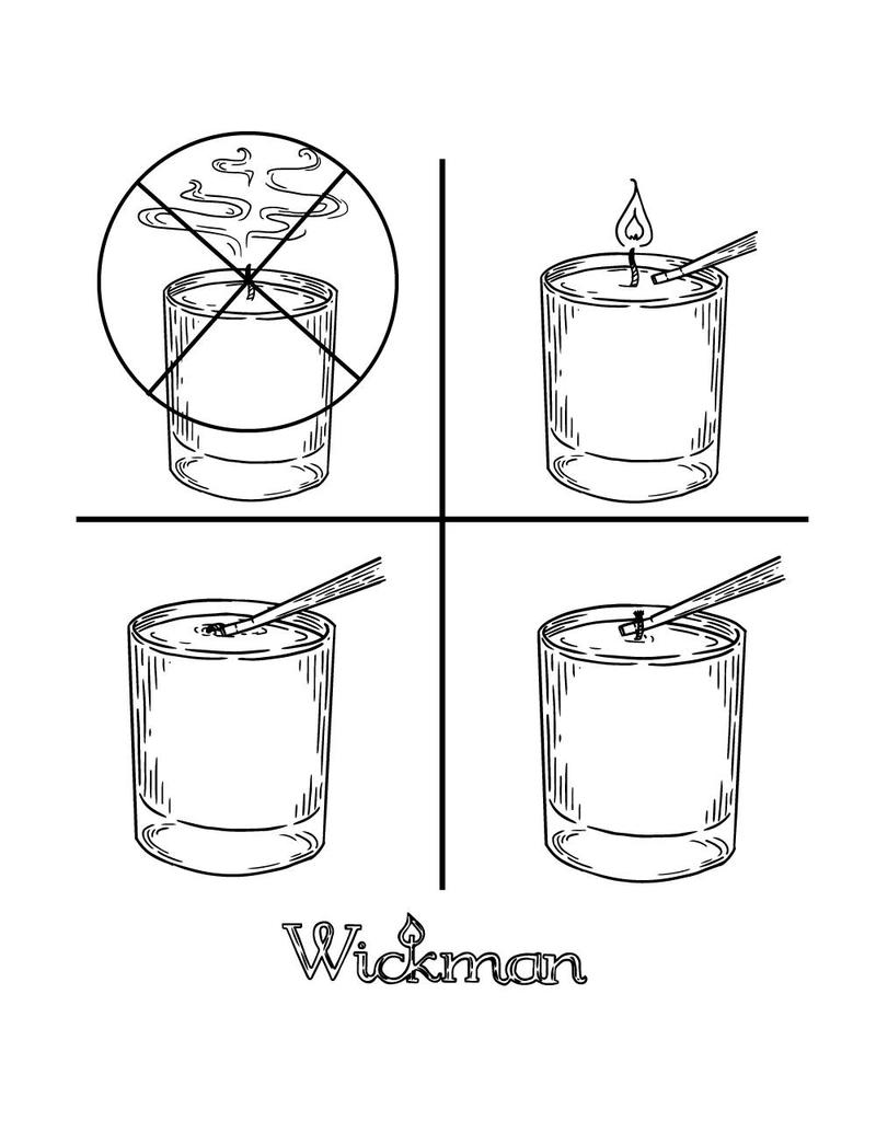 Antique Brass Finished Wick Dipper Oak & Willow