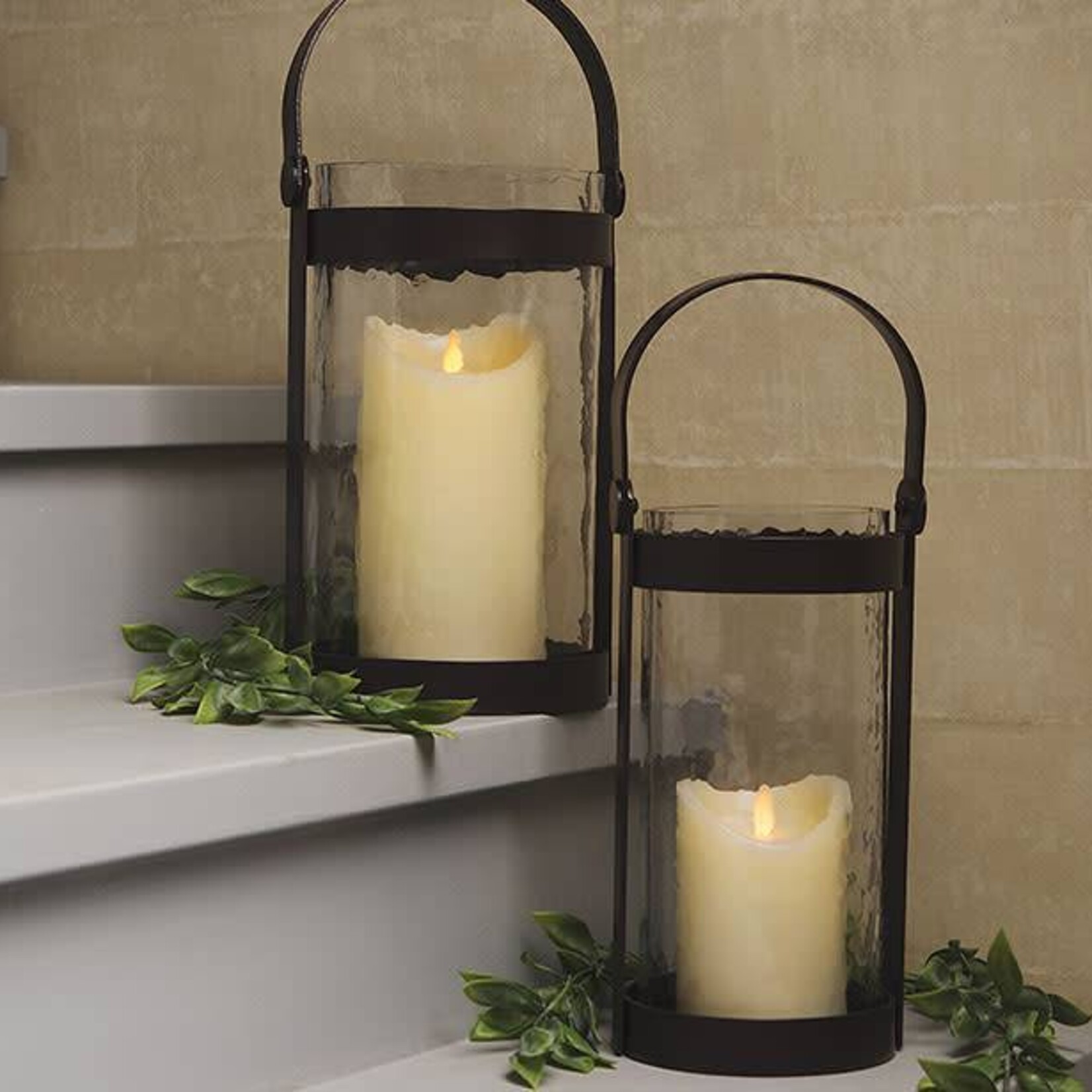LuxuryLite 3x6 Wax LED Pillar Candle Ivory