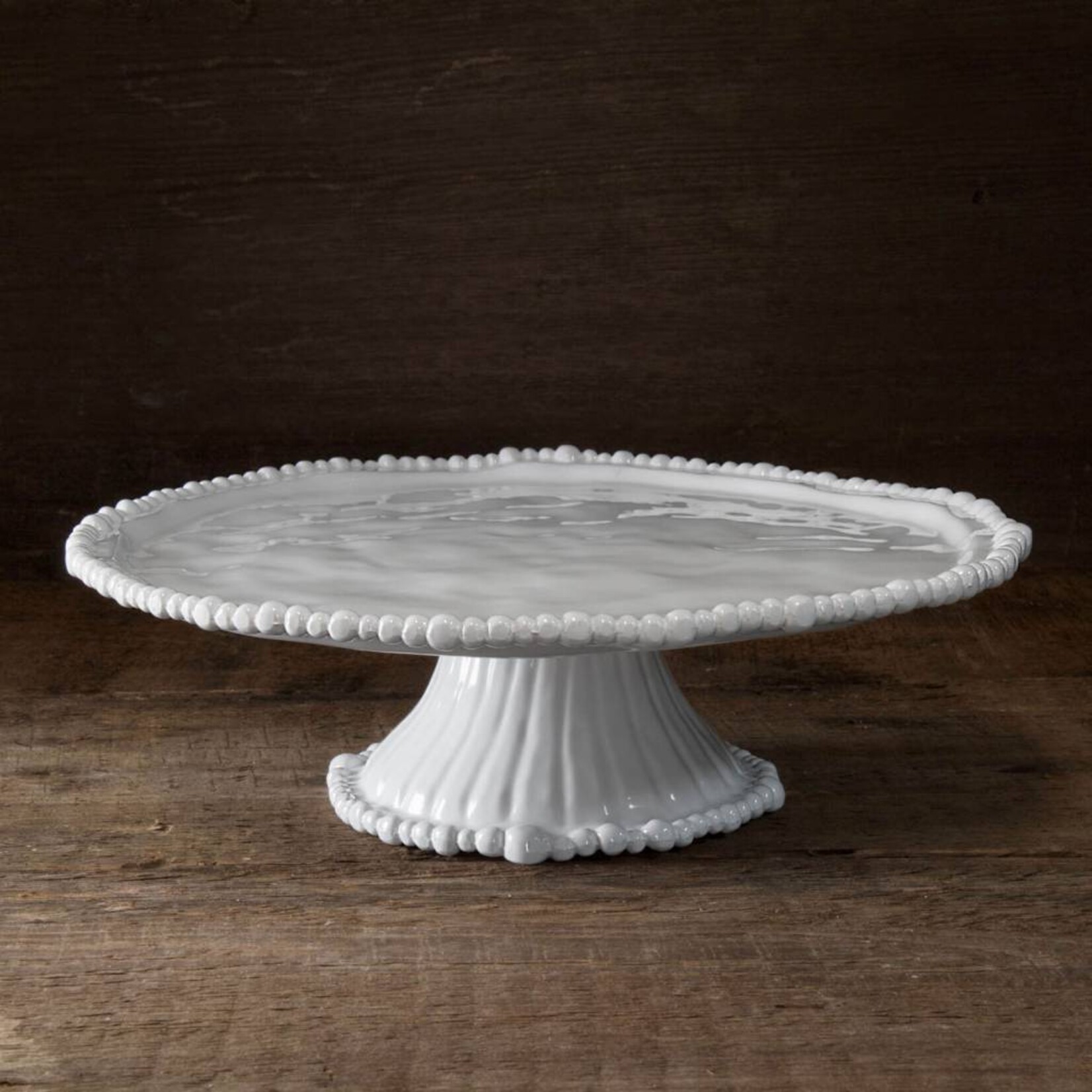 Beatriz Ball VIDA ALEGRIA Pedestal Cake Plate - White