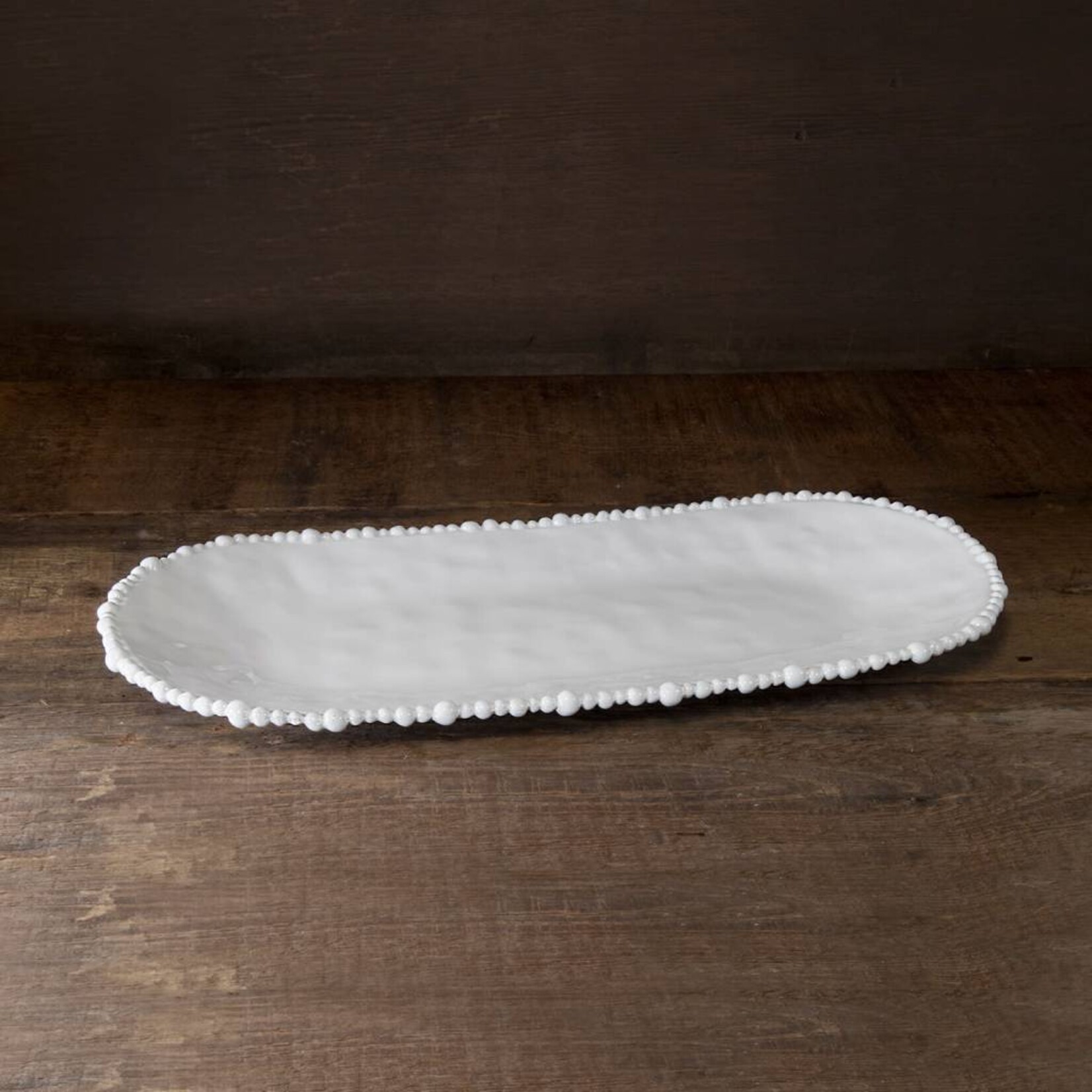 Beatriz Ball VIDA ALEGRIA Oval Tray (lg) white