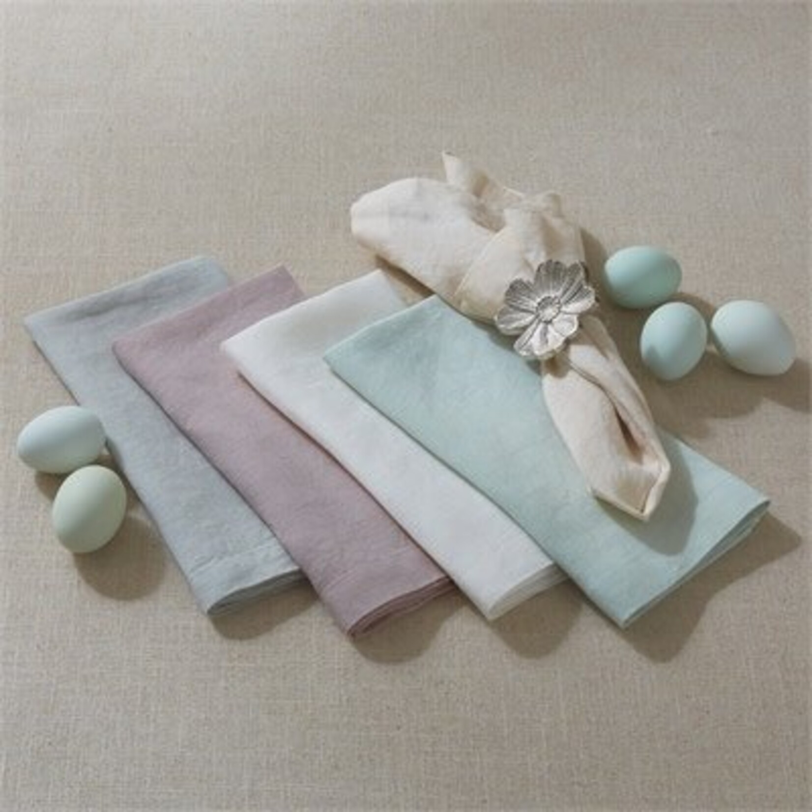 Split P Linen Napkin Seafoam