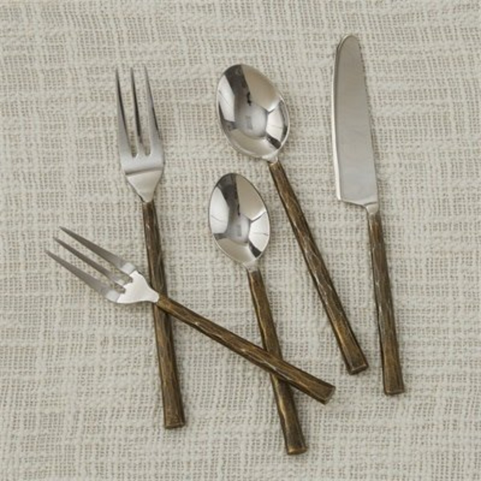 Split P Denton Gold Dinner Fork