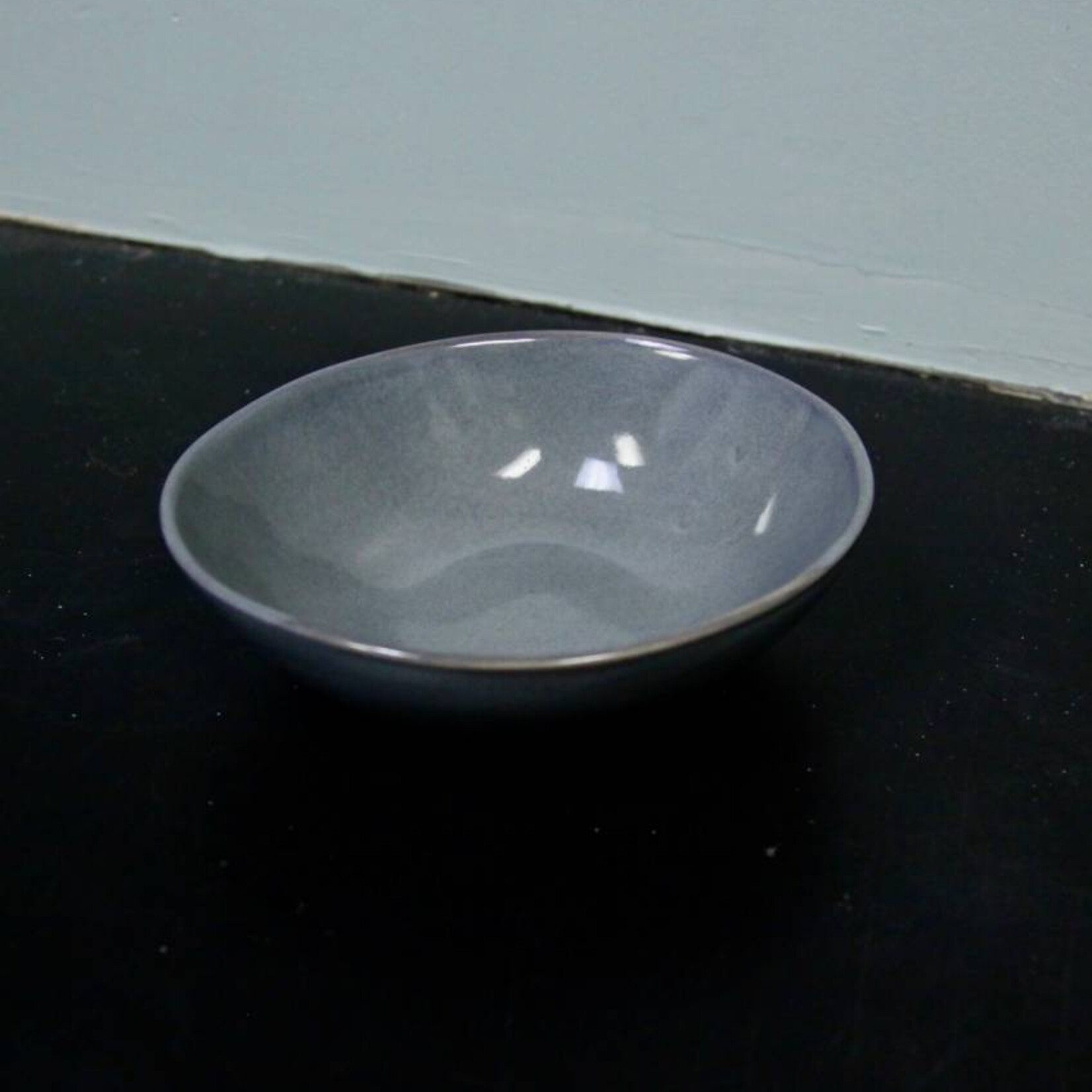 Alex Marshall Pottery 6.5" Slim Round Bowl Blue Grey
