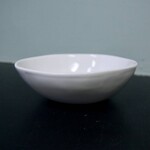 Alex Marshall Pottery 6.5" Slim Round Bowl Gloss White