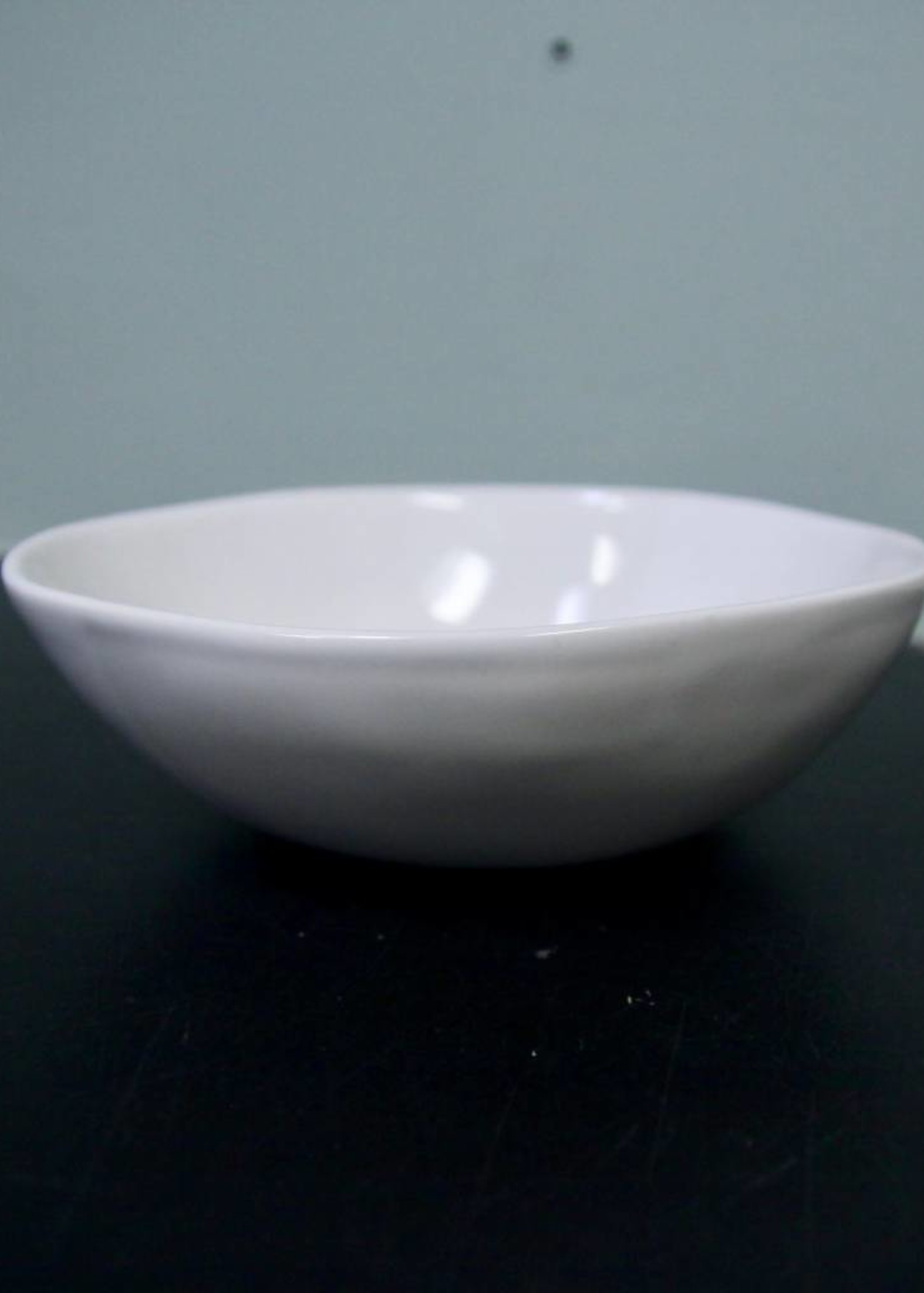 Alex Marshall Pottery 6.5" Slim Round Bowl Gloss White