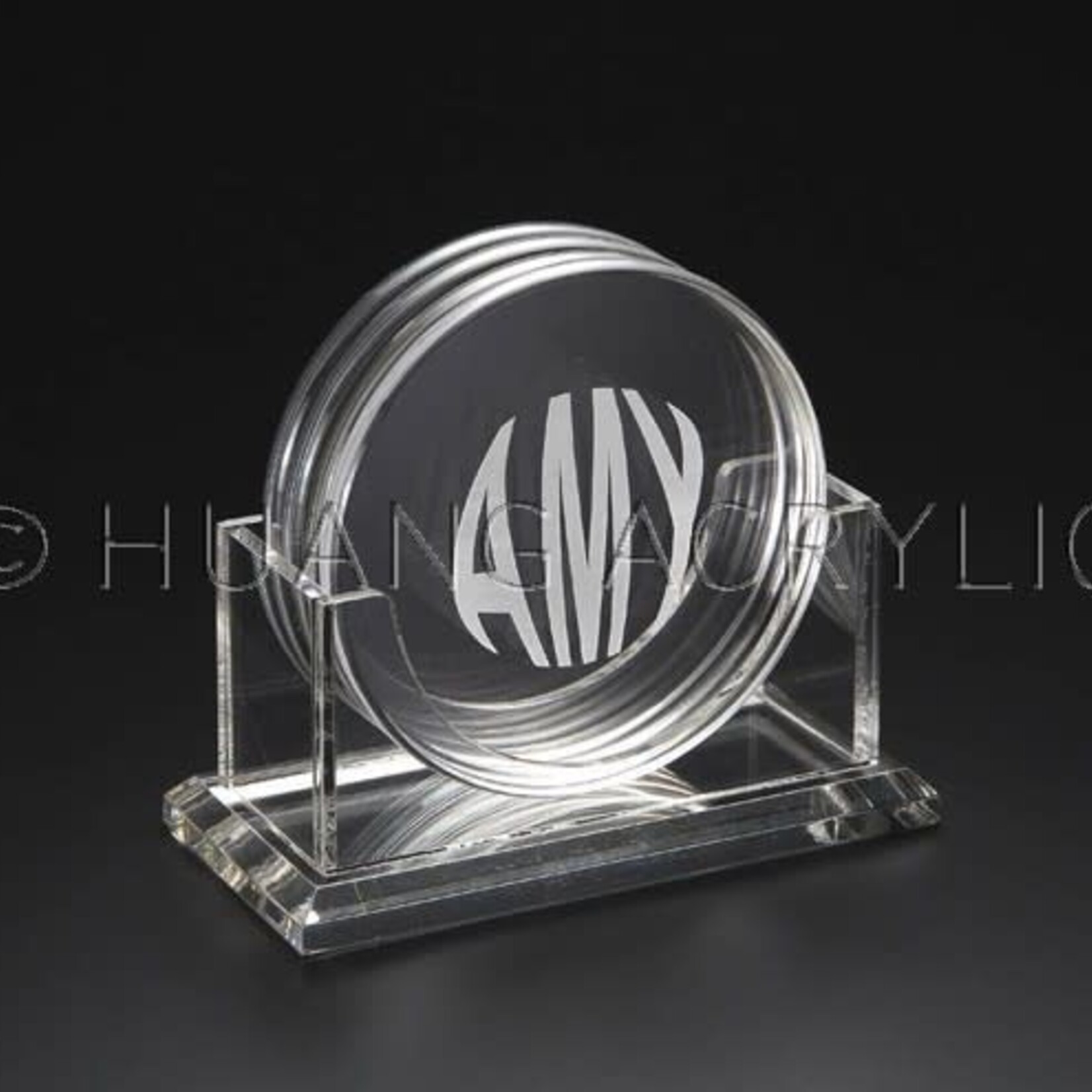 Custom Engraved Coaster Set