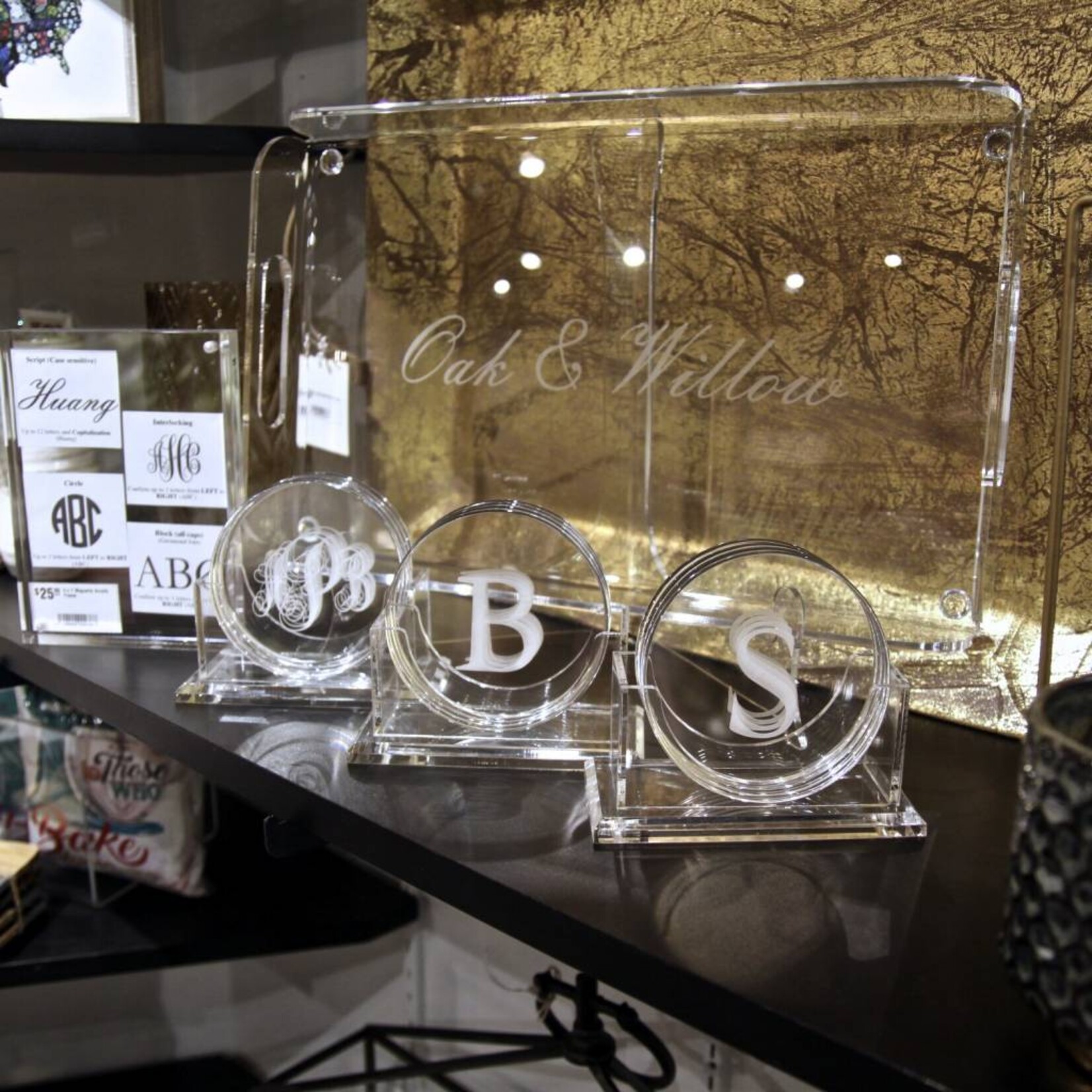 Custom Engraved Coaster Set