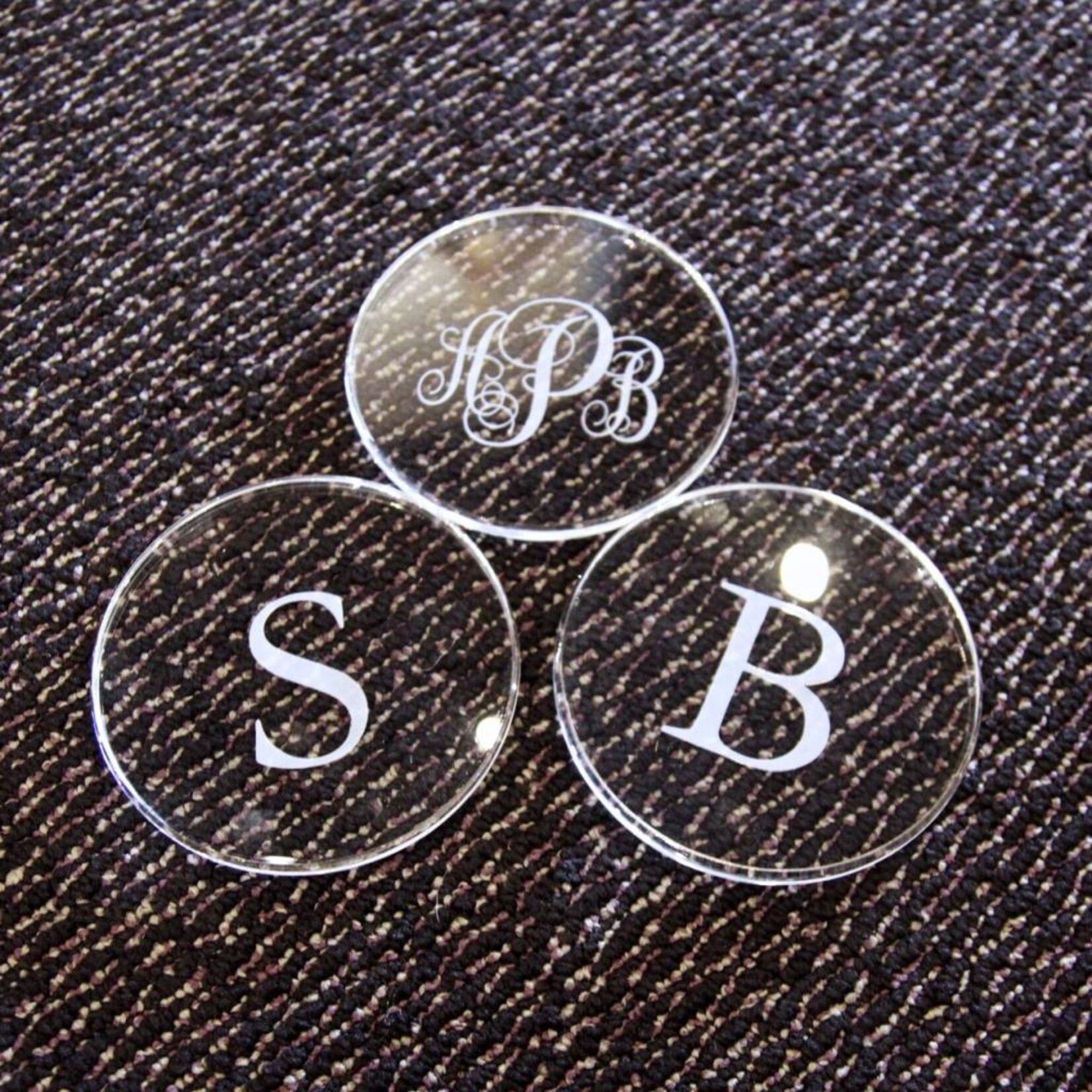 Custom Engraved Coaster Set