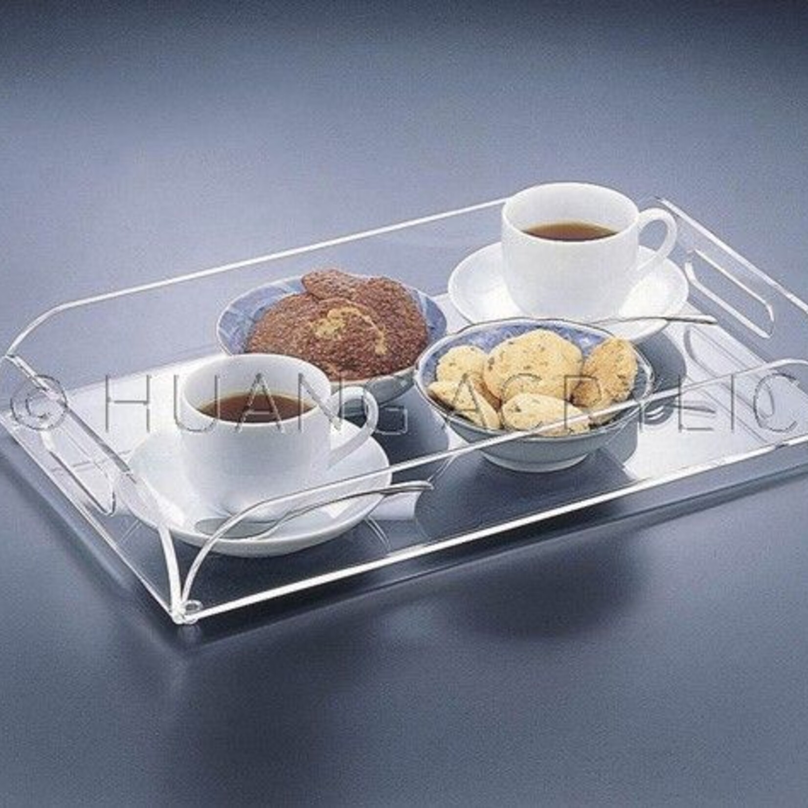 Oak & Willow Custom Engraved Rectangle Serving Tray
