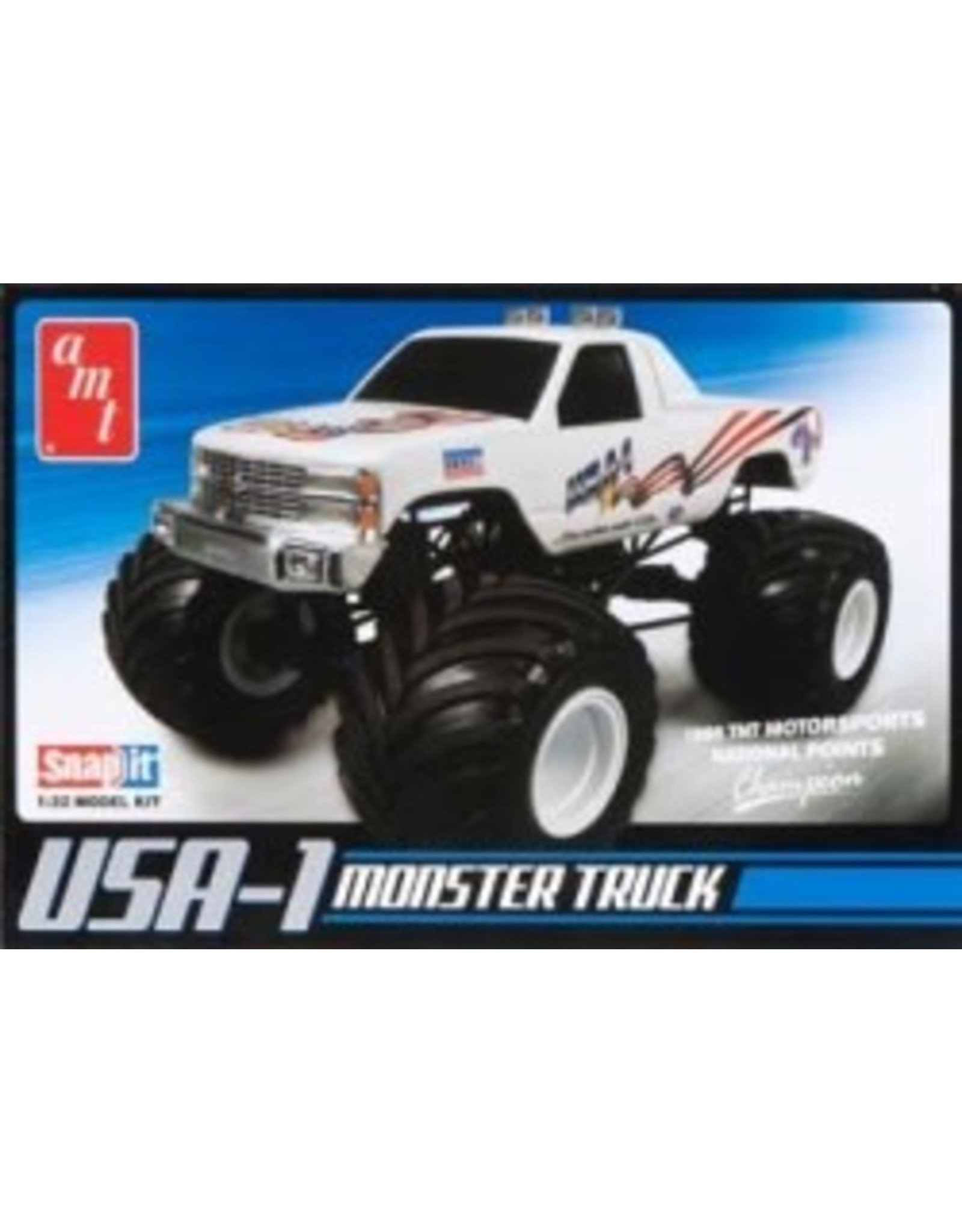 AMT 1/32 Snap USA-1 4x4 Monster Truck w/Decals