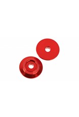 Arrma ARRMA Wing Button Aluminum Red TYPHON/TALION/KRATON (2)