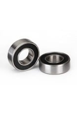 Traxxas Ball bearings, black rubber sealed (6x12x4mm) (2) (TRA5117A)