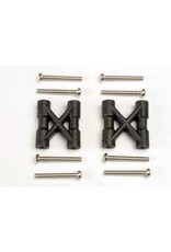 Traxxas Bulkhead cross braces (2)/ 3x25mm CS screws (8)  (TRA3930)