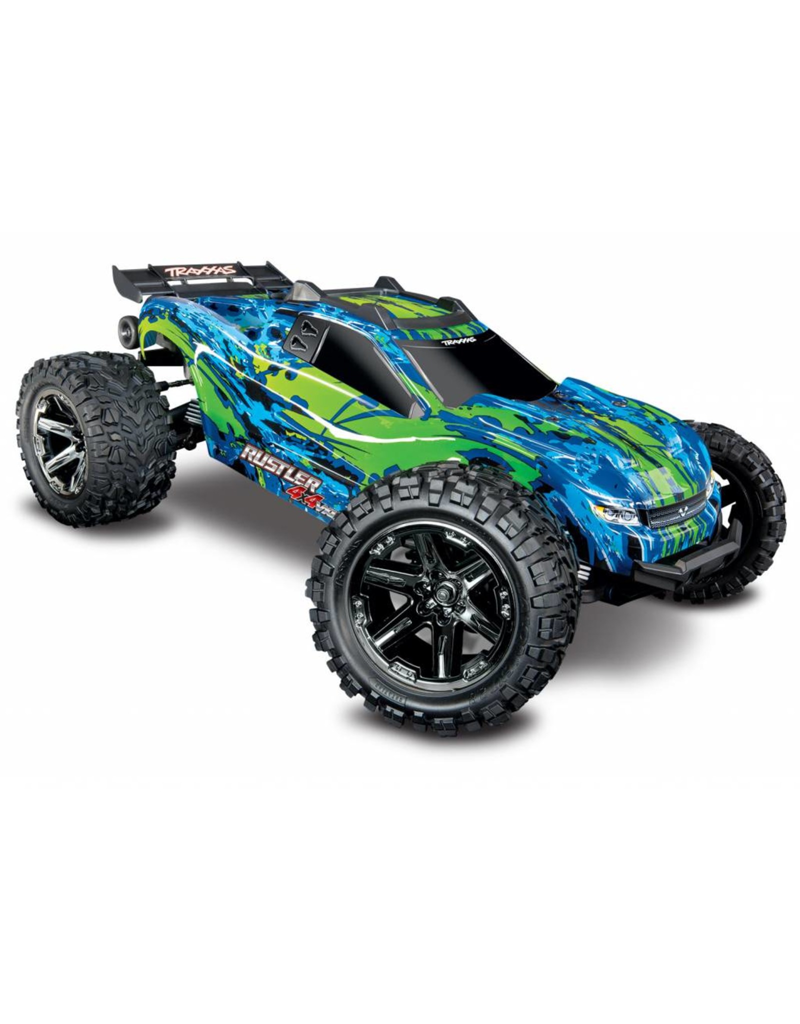 traxxas rustler with battery and charger