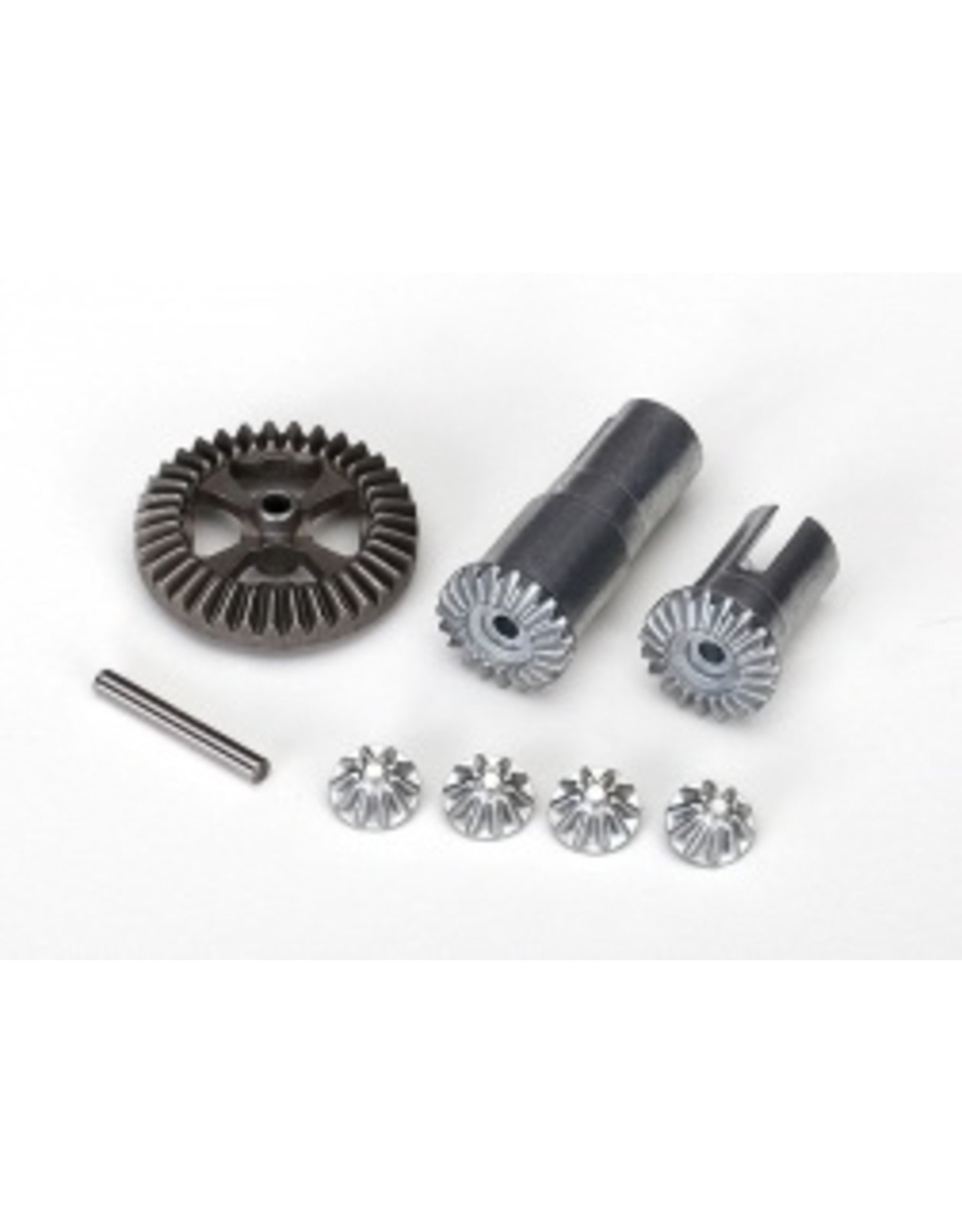 Traxxas Gear set, differential, metal (output gears (2)/ spider gears (4)/ ring gear, 35T (1)/ 2x14.8mm pin (1)(7579X)