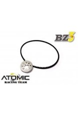 Atomic 26T(OPTION) PULLEY FOR BZ ALUMINIUM BALL DIFF (W/ BELT) (BZ3-UP03-P26)