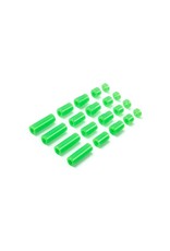 Tamiya JR LW Plastic Spacer Set - 12/6.7/6/3/1.5mm (Green)  (TAM95443)