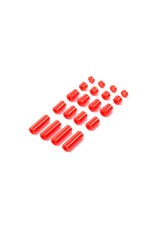 Tamiya JR LW Plastic Spacer Set - 12/6.7/6/3/1.5mm (Red)  (TAM95400)