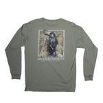 Southern Point Overview Dog Scene Long Sleeved T-shirt