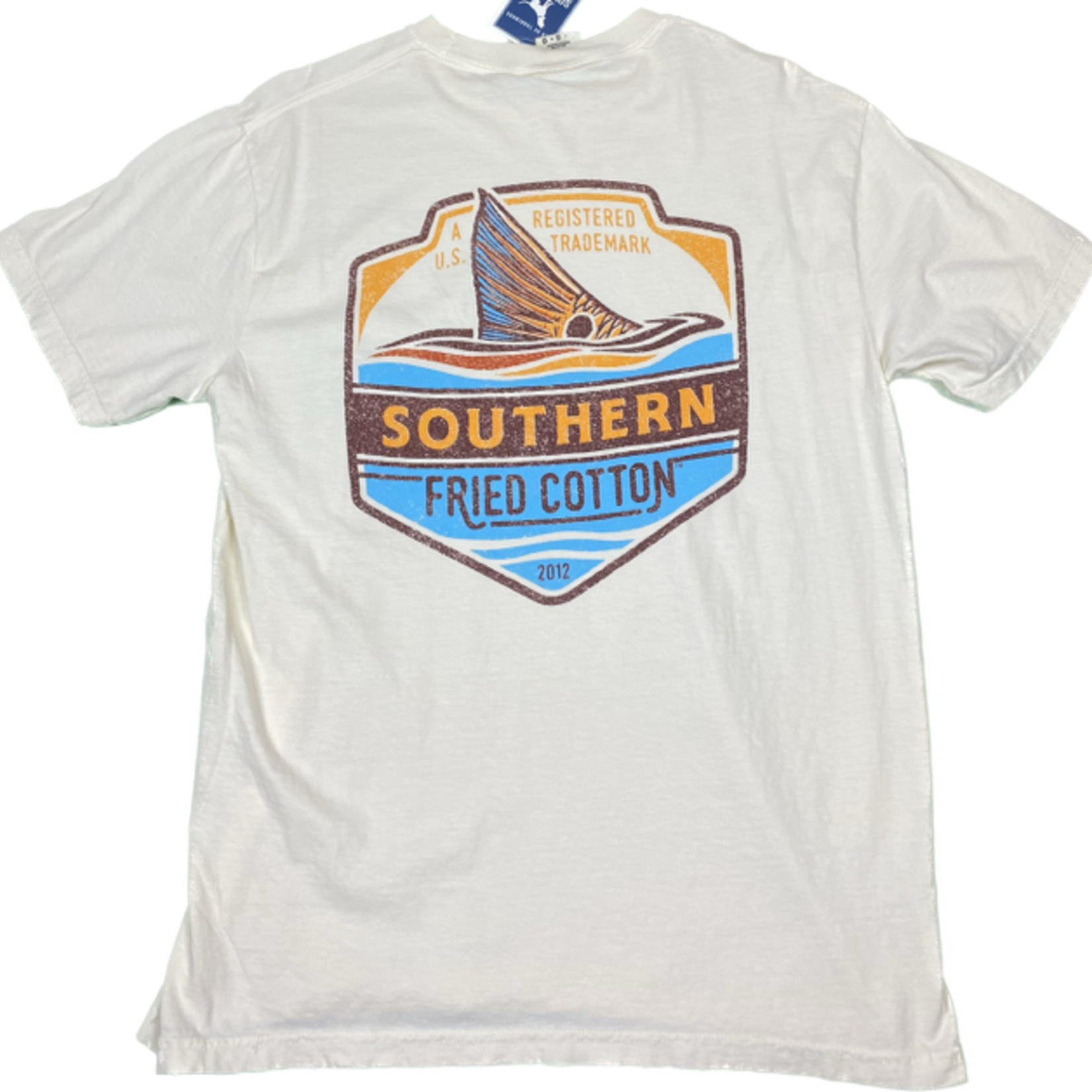 Southern Fried Cotton Spot Tail Label Tee