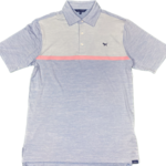 Simply Southern Performance Polo, Color Block Blue