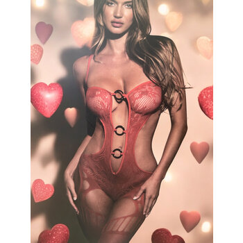 818JT163 RED LINGERIE ONE SIZE