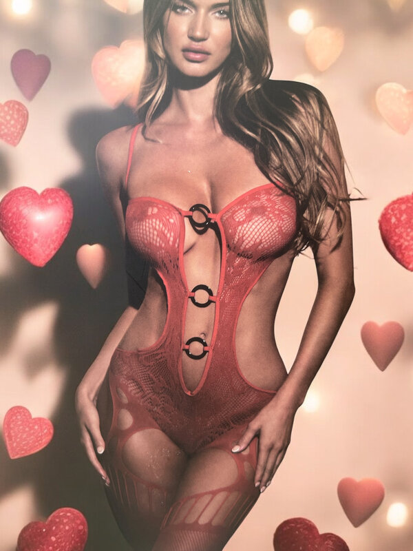 818JT163 RED LINGERIE ONE SIZE