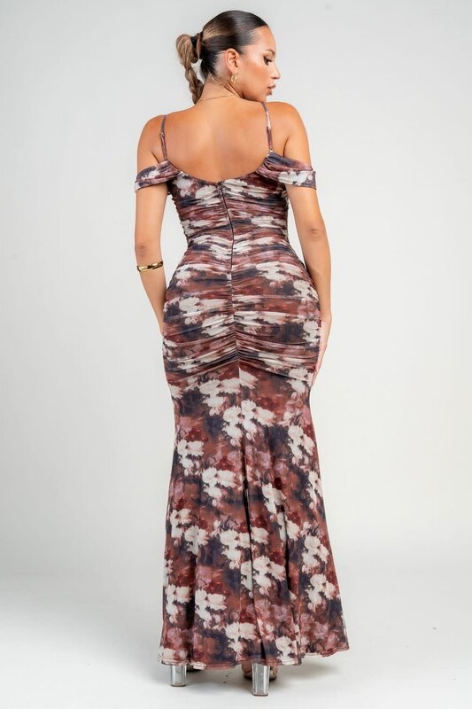 Floral Mesh Dress