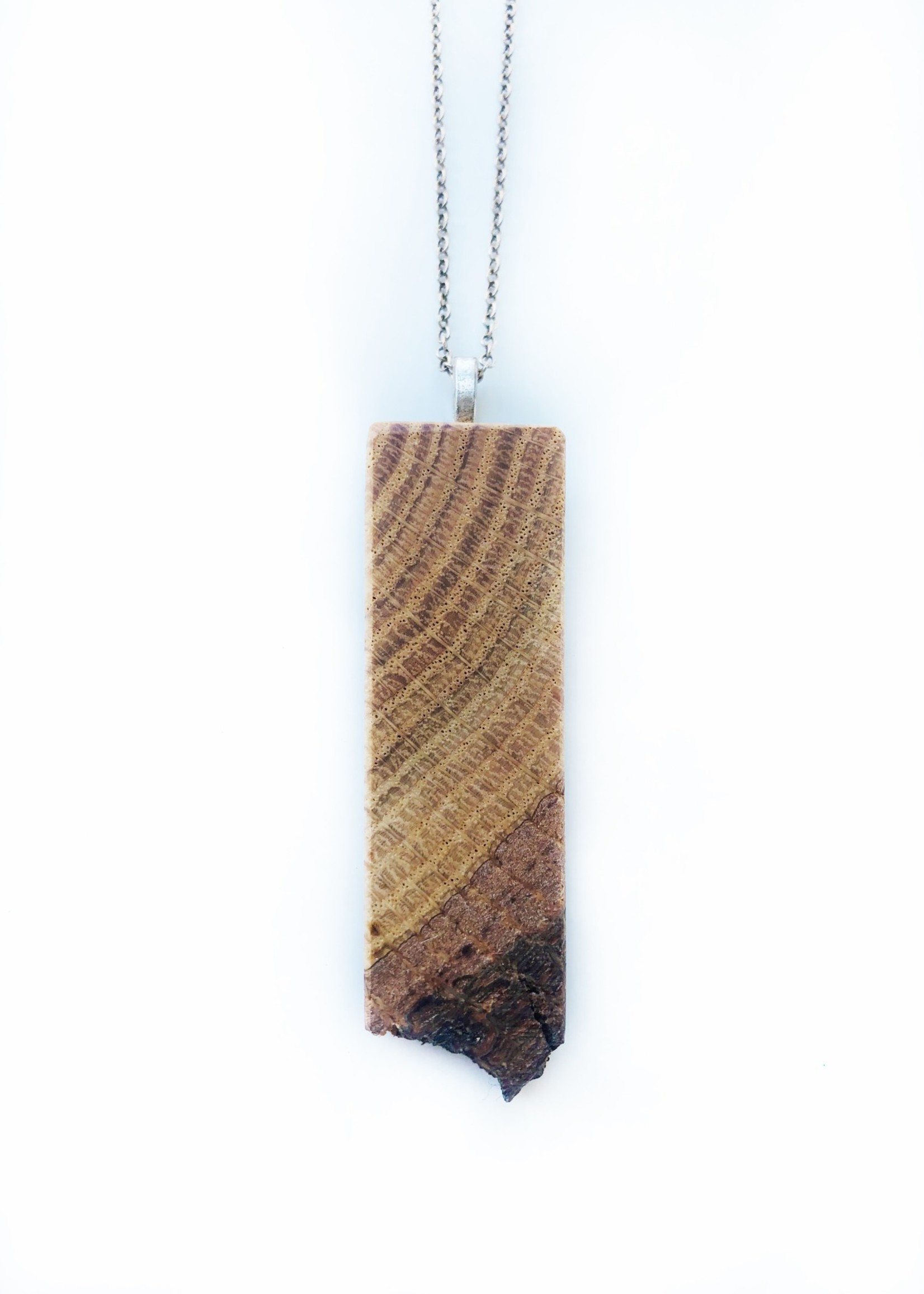 The Living North Wood Pendant Necklace