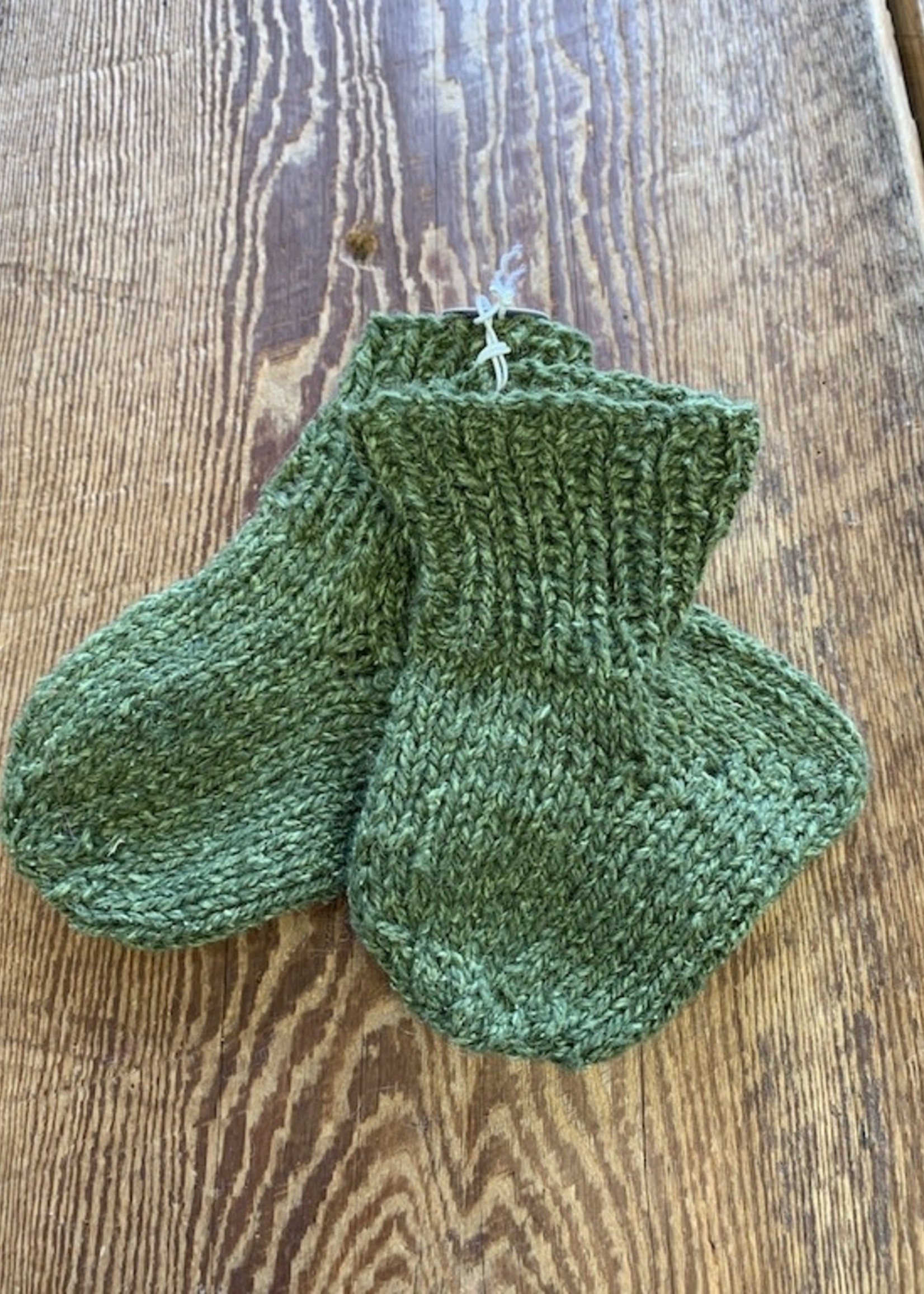 Spun Fibre Green Socks(Baby)