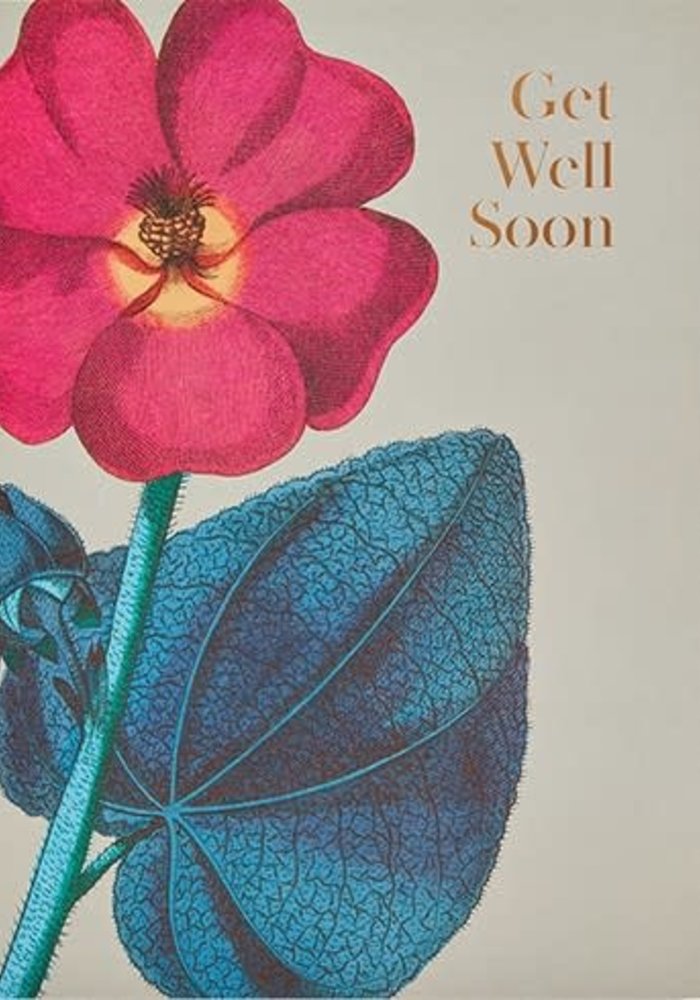 "Get Well Soon" Foil Card