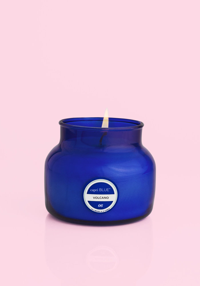 Volcano Original Blue Jar Candle
