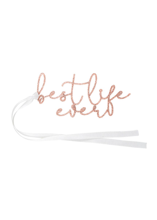 "Best Life Ever" Acrylic Bottle/Gift Tag