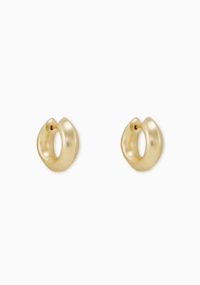 Mikki Huggie Earring in Gold Metal