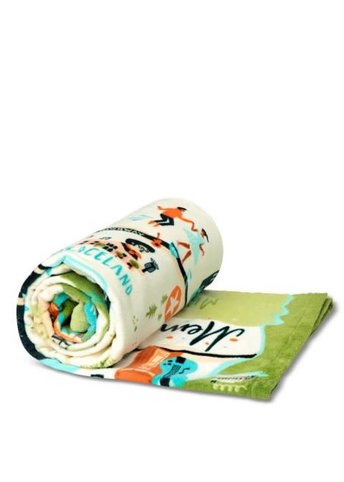 Spartina 449 "Tennessee" Map Beach Towel