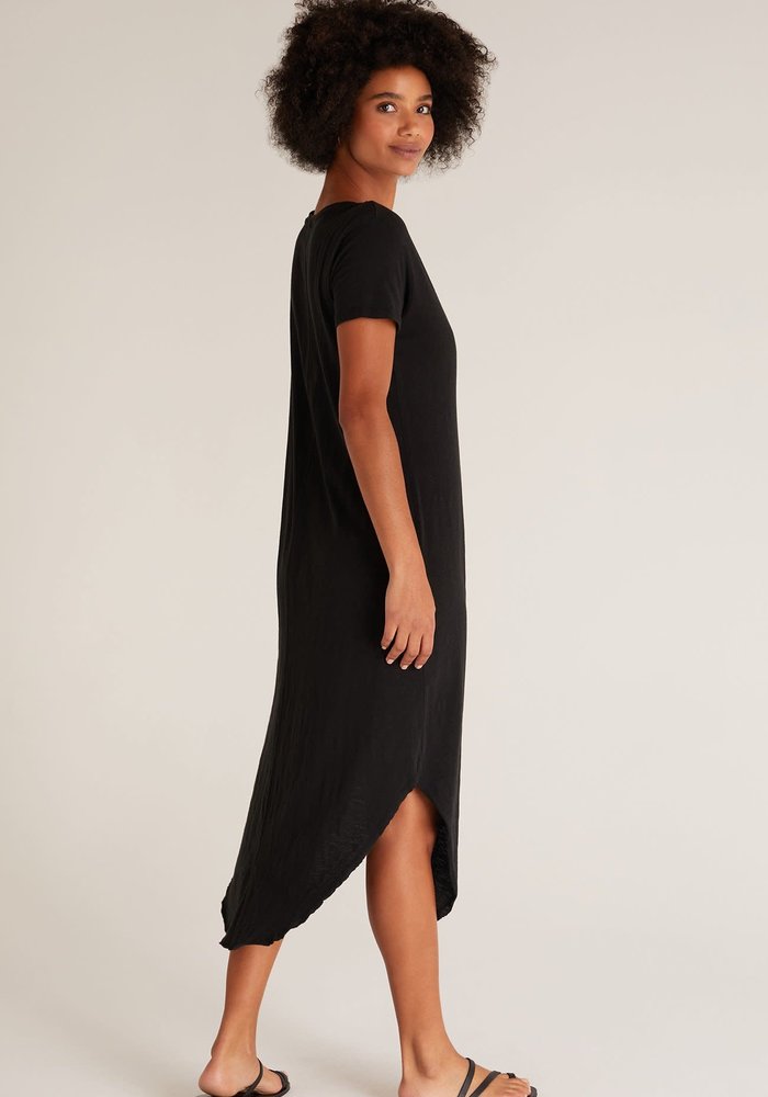 The Black Short Sleeve Reverie Dress