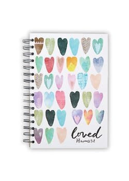 "Loved" Grid Dot Journal-Romans 5:8